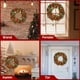 thumbnail image 4 of Corona Navideña Para Puerta Corona De Navidad 50cm Corona de Navidad 50cm Nevada Decorada Puerta Exteriores Corona navideña, 4 of 8
