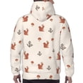 thumbnail image 7 of Daiia Cute Squirrel for Men's Fashion Hoodies & Sweatshirts with Kangaroo Pocket Hooded Sweatshirt Breathable & Moisture Wicking-3X-Large, 7 of 7