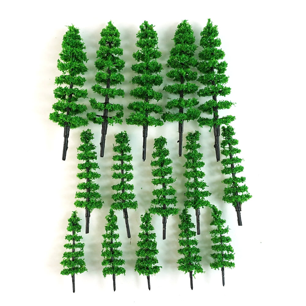 MAQUETTE ARBRES 20PCS Hauteur 9cm Architecture Maquette Jardin Paysage