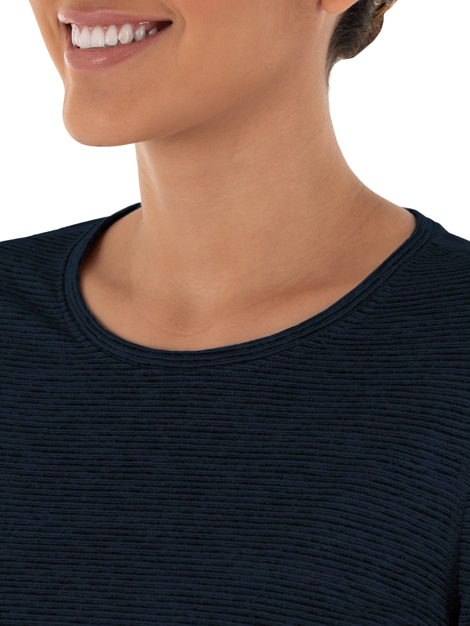 Athletic Works Women's Core Active Long Sleeve T-Shirt, 2-Pack