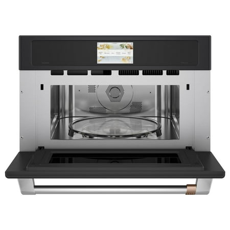 Café - 30" Built-In Single Electric Convection Wall Oven with 120V Advantium Technology, Customizable - Matte Black