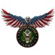 thumbnail image 1 of Iron Cool Flying Hawk Craft Home Arte de la pared Decoración Artesanía Ornamento Regalo de vacaciones, 1 of 8