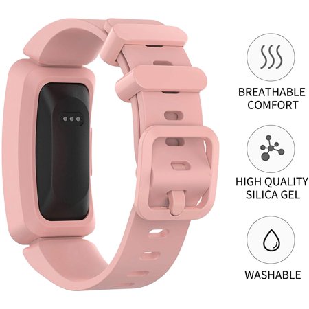 Compatible with Fitbit Ace 2 Bands for Kids Boys Girls, Soft Silicone Waterproof Replacement