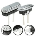 2pcs Dual Flush Toilet Button Plastic Toilet Push Button Water Tank
