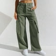 thumbnail image 4 of Durtebeua Wide Leg Jeans For Women Petite Quick-Drying Trousers Wide Leg Pants, 4 of 5