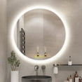 thumbnail image 3 of ANE002-Brio Lighting-SmartReflect - LED Round Anti-Fog Frameless Large Bathroom Vanity Mirror-28 Inches Tall and 28 Inches Wide, 3 of 7