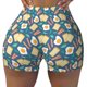 thumbnail image 2 of Fotbe Eggs Toast Bacon And Arugula Shorts Sin Costuras – Shorts Deportivos de Cintura Alta para Mujer, Elásticos para Gimnasio, Yoga, Running o Ciclismo-Large, 2 of 8