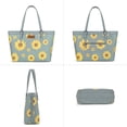 thumbnail image 6 of Montana West Women's Wrangler Tote Bag - Sunflower Floral Purse, Western Style Shoulder Bag, Ideal Memory-Keeper, Jean, 6 of 7