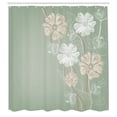 thumbnail image 2 of Ambesonne Art Shower Curtain, Fantasy Bridal Garden Spring, 69"Wx84"L, Pale Sage, 2 of 4