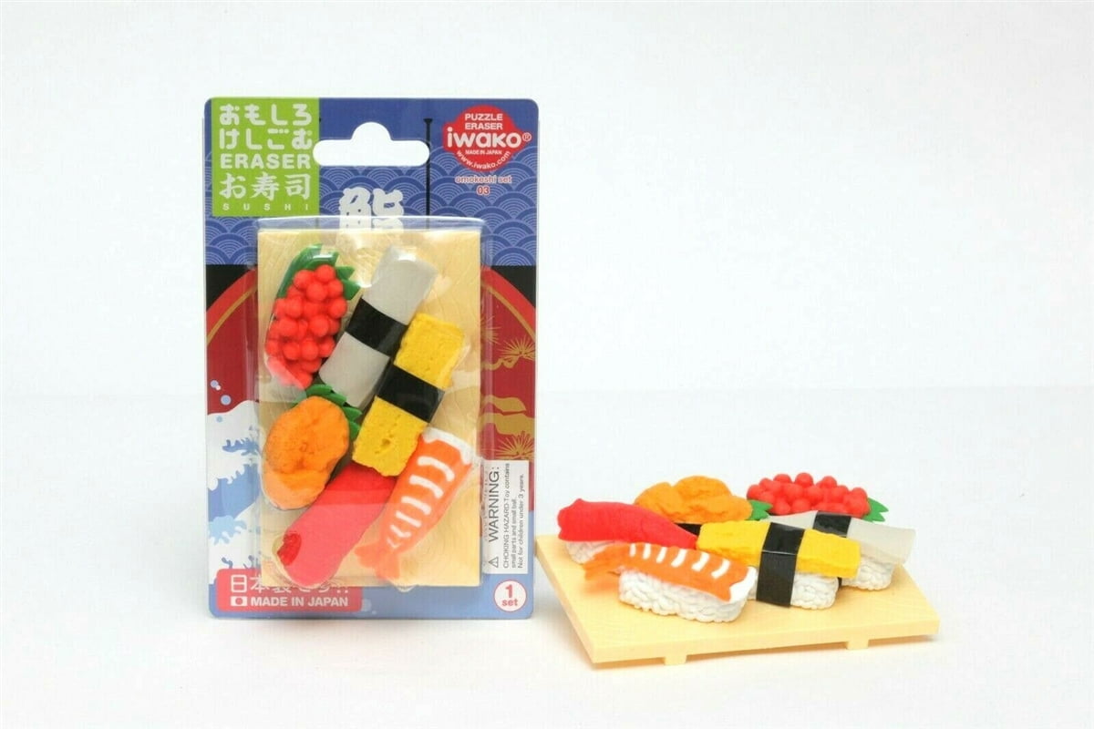 Sushi Eraser Card