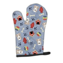 Carolines Treasures BB4007OVMT Dog House Collection Borzoi Oven Mitt Large multicolor