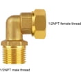 thumbnail image 4 of Biwat Commercial Faucet Installation Kit, Wall Mounting Installation Kit for Commercial Sink Faucet Backsplash Mount Connector Adapter Set on Stainless Steel Compartment Prep & Utility Sink, 4 of 4