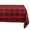 Red & Black, variant on Black Buffalo Check Tablecloth 52x52