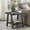 Weathered Espresso+4, variant on TENGDA Athens Contemporary Two-Tone Wood End Table Weathered Charcoal Top and Beige Base Side Table with Open Storage Shelf and Splayed Legs for Living Room Bedroom