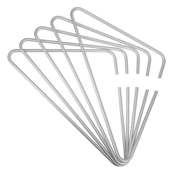 DEEPCRAFF 5Pcs Non Slip Metal Pants Hangers Plated Silver for Closet Clothes Storage