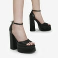 thumbnail image 5 of DREAM PAIRS Sandalias de Tacón Altos con Plataforma para Mujer, 5 of 5