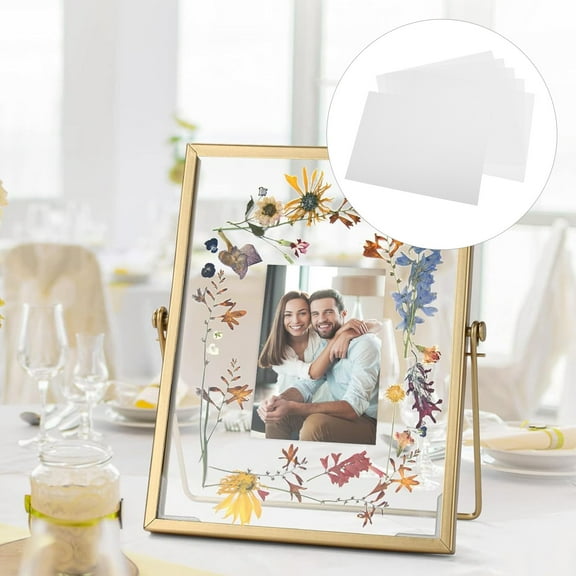 Hemoton 10PCS PVC Sheet Rigid Plastic Film for DIY Projects Craft Picture Frames and Display Inserts Flexible Board