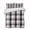 Black, variant on Quilts Full Size Bedding Set, Black Grey Plaid Lightweight Quilted Comforter, Modern Abstract Ombre Gingham Checkered Soft Reversible Bedspread Coverlet with Pillow Covers for All Season, 78" x 90"
