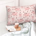 thumbnail image 4 of Pofeuu Pig Print Polyester Microfiber Plush Pillowcases, Super Soft and Cozy Pillow Case Covers with Envelop Closure（Pillow core not included）-16"x24", 4 of 6