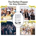 thumbnail image 3 of Clover Products Premium Wedding Confetti Cannon – (6 Pack) White Biodegradable Paper Confetti Popper | Launches Confetti 20 – 25 feet | Party Poppers, 3 of 7