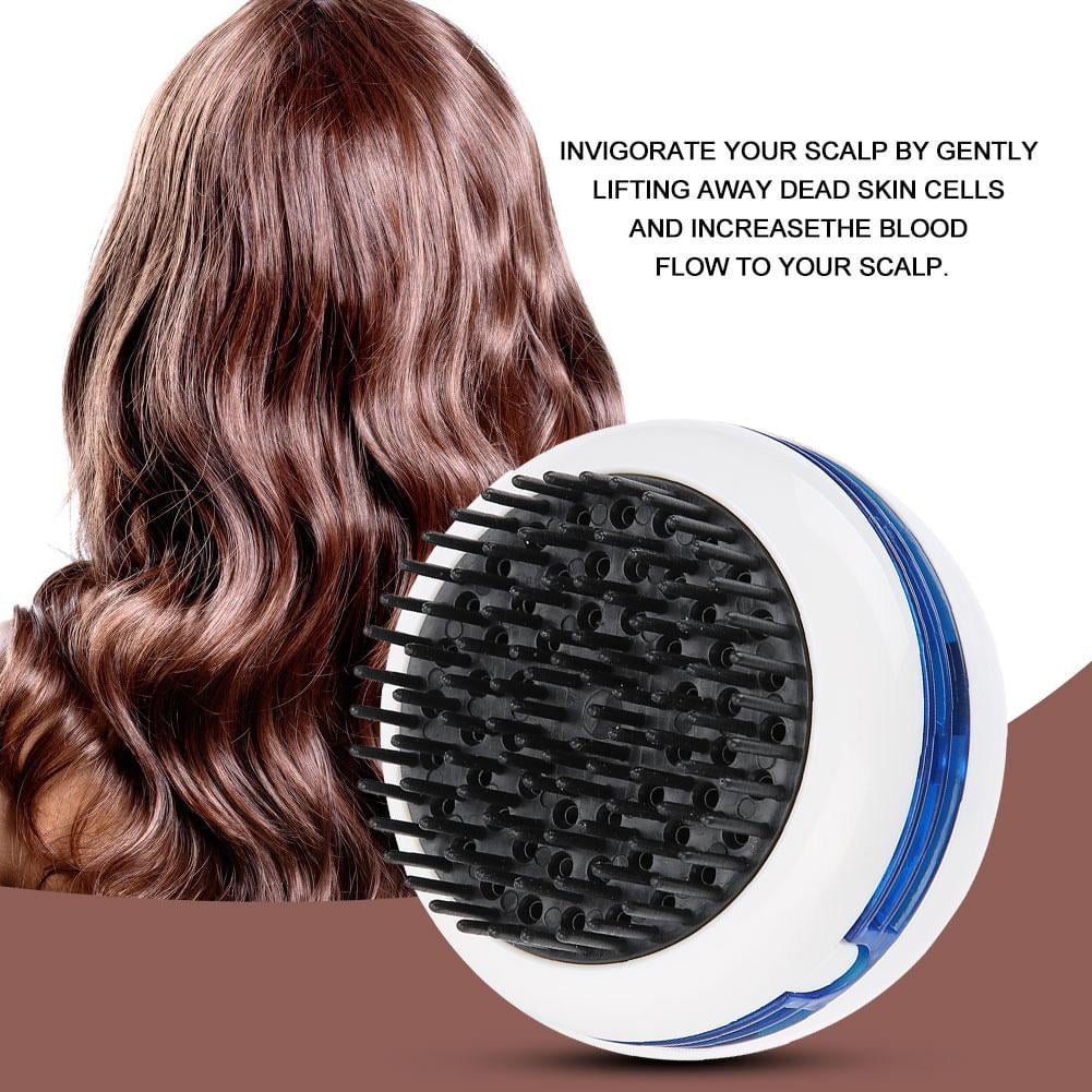 Yosoo Electric Head Massager AntiStatic Scalp Relaxation Stress Relief Hair Scrubber Brush