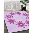 thumbnail image 2 of Ahgly Company Indoor Rectangle Patterned Crimson Purple Area Rugs, 5' x 7', 2 of 6
