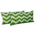 thumbnail image 2 of VargottamIndoor/OutdoorPolyester FabricLumbarPillowCover,All-Weather Waterproof Rectangular Cushion Case for Patio Furniture,12" x 18"Set of 2 -Chevron-70, 2 of 6