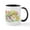 White/Black Inside, variant on CafePress - Easter Bunnies, Duckling And Tulips - 11 oz Ceramic Mug - Novelty Coffee Tea Cup