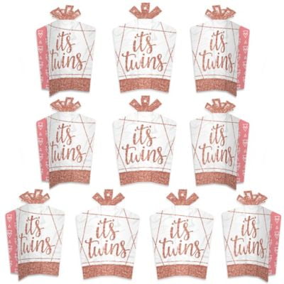 rose gold baby shower table decorations