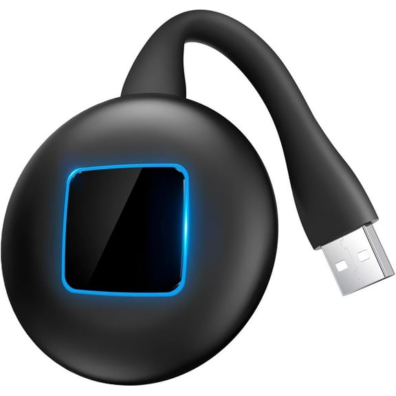 4K Wireless Display Adapter,Real Plug & Play, 2.4G & 5G USB Wireless Display Dongle for iOS Android Windows MacOS Phone Tablet Laptop,Support Android/iOS/Windows/MacOS System