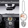 thumbnail image 4 of ZZwxWA My Order Angel AlloyPendant Car Pendant Can Hold Photo Gift Decorations, 4 of 5