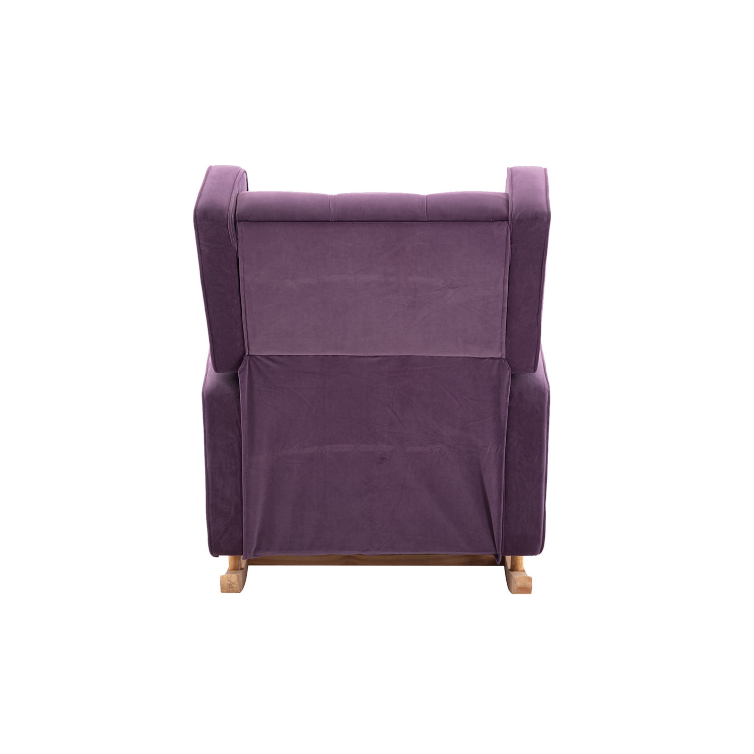 Kepooman Modern High Back Rocking Chair, Padded Seating for Living Room & Office, Purple Kepooman Modern High Back Rocking Chair, Padded Seating for Living Room & Office, Purple