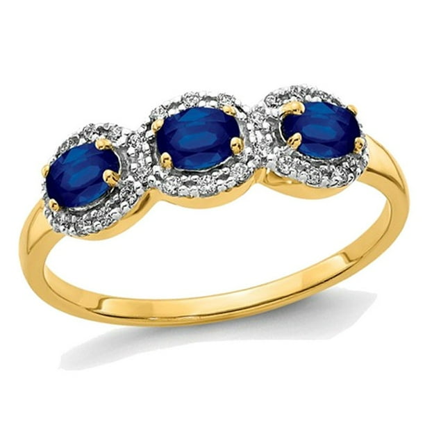 Natural blue sapphire ring sale