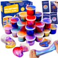 thumbnail image 1 of Slime Set Olixmlya Valentines Galaxy con tarjetas para niños, paquete de 28, 1 of 6