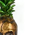thumbnail image 3 of National Tree Company Halloween Decoration, Gold, Pineapple Skull, 14 Inches, 3 of 4