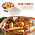 thumbnail image 4 of Round Bread Proofing Basket Cloth Liner Sourdough Banneton Proofing Cloth Natural Rattan Baking Doug, 4 of 5