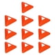 thumbnail image 1 of 10 conos de entrenamiento de fútbol, ​​conos triangulares de fútbol, ​​placa de entrenamiento deportivo, conos de fútbol de agilidad para juegos y actividades al aire libre. Naranja, 1 of 9