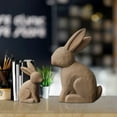 thumbnail image 2 of HCTSHG Rabbit Garden Statue,Outdoor Standing Bunny Sculpture,Lawn and Garden Decor,Easter Standing Bunny Ornament for Home,Living Room,Bedroom,Light Decoration, 2 of 6