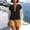 Black, variant on Women Crew Neck Half Button Chiffon Spliced Ruffle Long Sleeve Loose Pullover Sweatshirt Color Block Spring Fall Winter L