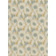 thumbnail image 1 of Ahgly Company Machine Washable Indoor Rectangle Transitional Bullet Shell Brown Area Rugs, 4' x 6', 1 of 7