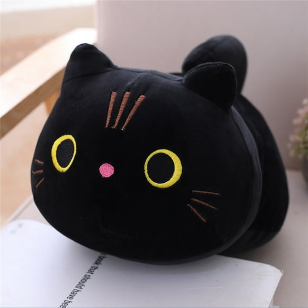 25 cm de largo algodón amigos lindo gato 3D muñeca peluche suave relleno almohada para dormir Wmkox8yii shdjk6887