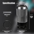 thumbnail image 2 of APPLAYERR Square Shank Hammer Drill Adapter Quick Tool Free Bit Change System For Construction Building Site Drilling Work, 2 of 7