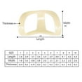 thumbnail image 5 of 2pcs Finger Splint Finger Fixator Fixing Sleeve Joint Support Protection Oval 8, 5 of 5