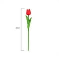 thumbnail image 6 of 20pcs/3pc/5pc/10pc Bouquet Silicone Artificial Tulip Wedding Home Decoration Bouquet with Stems for Home Wedding Decoration, 6 of 9