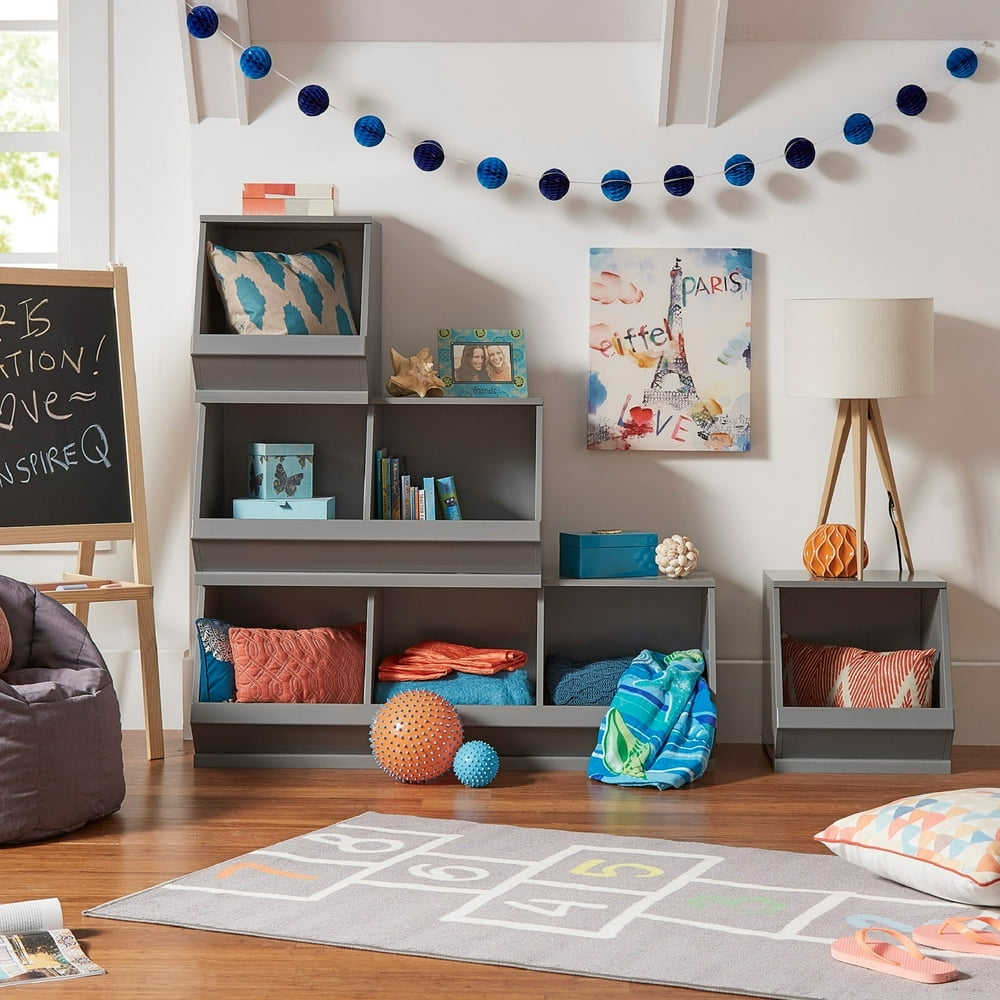 iNSPIRE Q Riley Modular Stacking Storage Bins by Junior