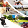 thumbnail image 6 of Xinyi Ankle Brace Compression Sleeve for Men & Women, Adjustable Ankle Support Brace for Plantar Fasciitis, Sprained Ankle, Achilles Tendonitis, Running & Sports Recovery, 2-Pack, M Black, S, 6 of 6