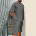 thumbnail image 5 of mens-summer-suit-fashion-loose-men-2-pieces-outfit-summer-hippie-shirt-and-short-set, 5 of 6