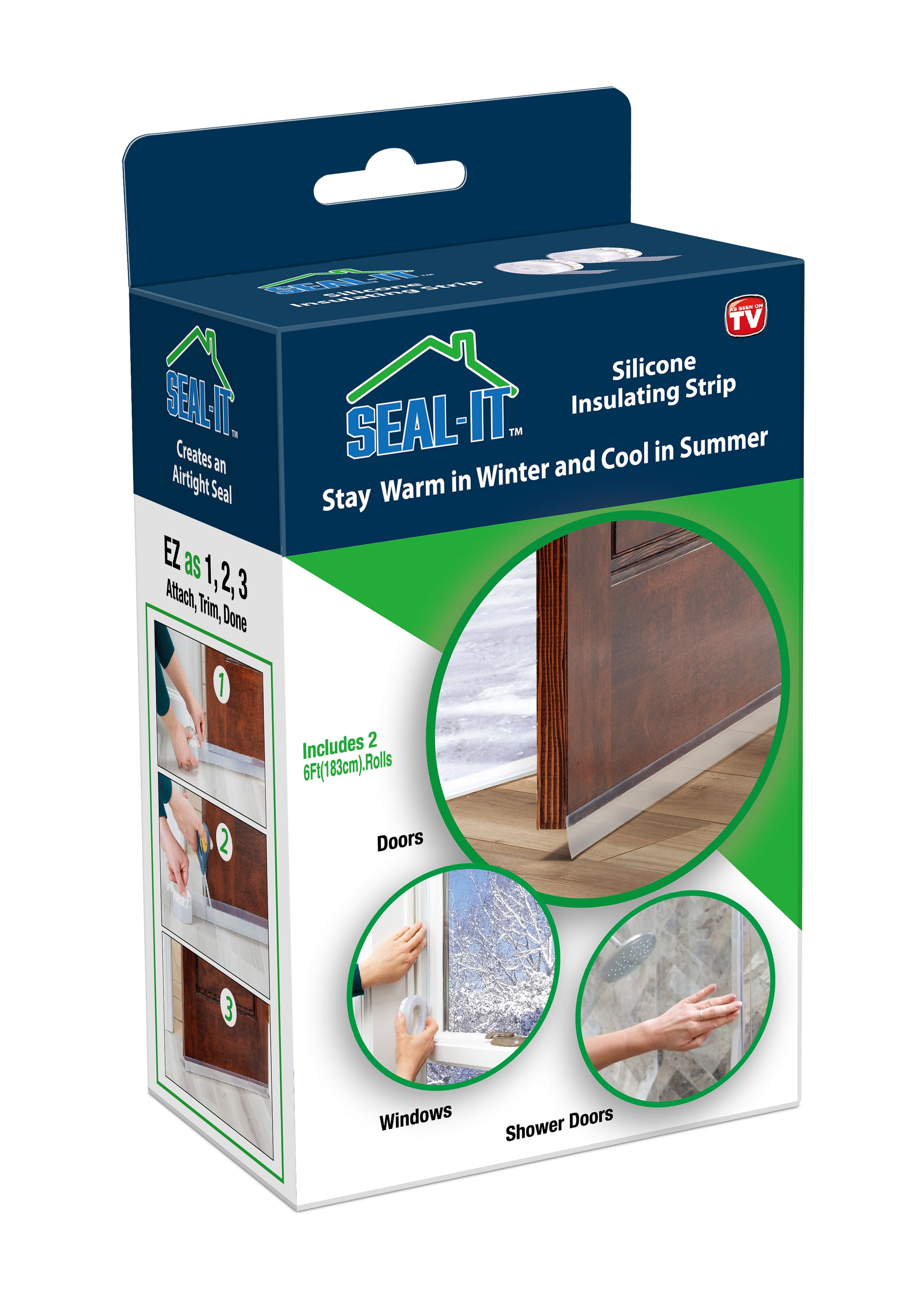 As Seen On Tv Seal It, Silicone insulating Door Strip Sealant