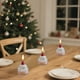 thumbnail image 1 of Decoraciones navideñas, adornos navideños, regalos navideños. Vela aromática invernal con ambiente de copo de nieve. Venta al por mayor de velas navideñas pequeñas de regalo (2 unidades)., 1 of 6