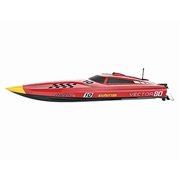FMTStore 2 4Ghz Radio Control Control Vector 80 cm Super High Speed Race Boat ABS Unibody RC ARTR w ESC Brushless Motor v798 1